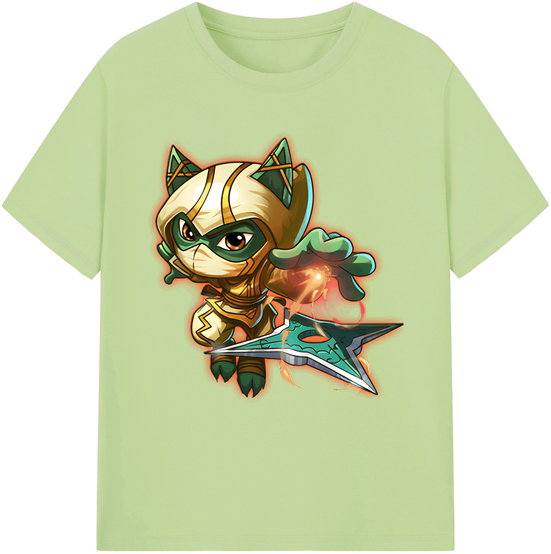 リーグ・オブ・レジェンド League of Legends LOL 綿100％半袖Tシャツ（フロントプリント）